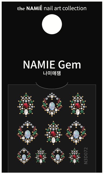 【聖誕節】【專業用】NAMIE Gem 美甲裝飾藝術貼紙 3D 072