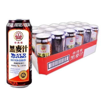 崇德發 2箱組-黑麥汁(500毫升X18入/箱)