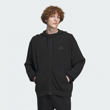 adidas 愛迪達 外套 男款 運動連帽外套 亞規 ST FL MH KN JKT 黑 IT3963