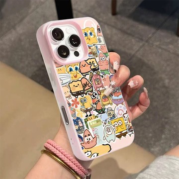 卡通比奇堡合集 適用 三星 S 26 Ultra手機殼 S25+ 24二合一 果凍 Samsung S全系列型號 防摔殼