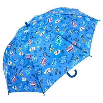 大振豐洋傘 可愛時光兒童安全自動童傘  顏色隨機  72cm