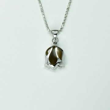 鬱金香項鍊(大)-濃橄欖