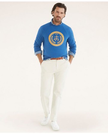 Brooks Brothers Men's Washed Stretch Chino Pants | Natural | Size 40 32