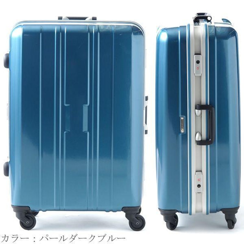 スーツケース サンコー SUNCO 55L キャリーケース 3-4泊用 4輪 TSA