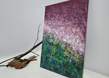 悸涵畫話/療癒Fun系列/情緒釋放抽象畫/壓克力畫/療癒小物