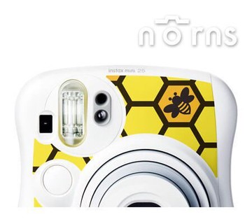 Honey Yellow - Norns MINI25 專用FUJIFILM日本富士原廠拍立得相機機身貼紙