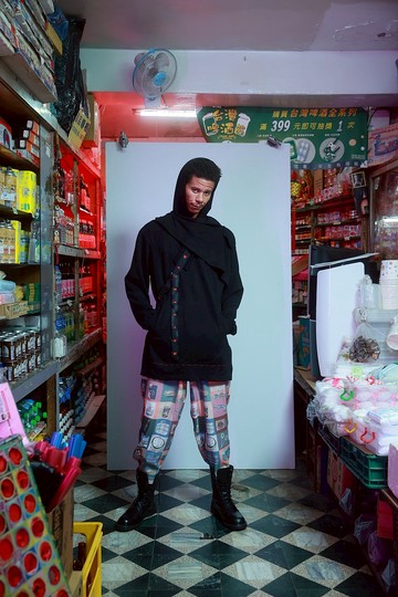 21AW INF 多層次束具上衣