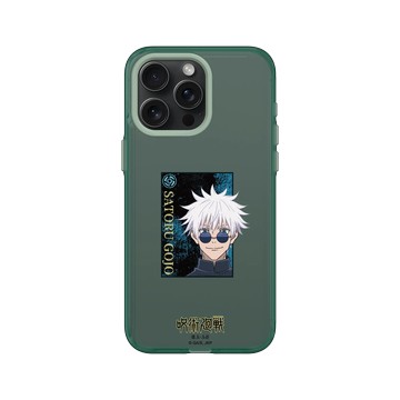 iPhone 15 Pro Max Clear 憂墨綠 - Jujutsu Kaisen 咒術迴戰 S2 - 懷玉・玉折角色系列-五條悟