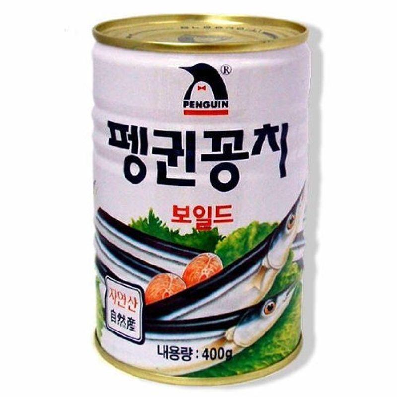 韓サイ韓国 缶詰 ペンギン サンマ（天然）缶詰