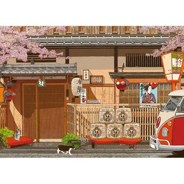 P2 - 25-043 520片拼圖 林宗範系列-花開富貴 喜迎春