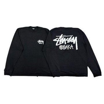 Stussy Stock Osaka 薄長袖 大阪限定 黑色 26S3993977-BK