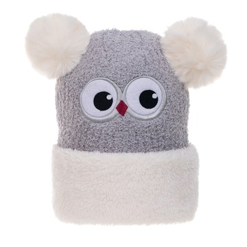 SKECHERS 童針織帽_淺霧灰色 (L424K084-00U1)