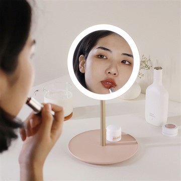 摺疊旅行美妝鏡 美顏燈 桌面鏡