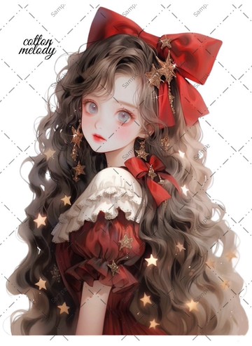 original sticker no.207 人物貼紙 原創貼紙 人物貼紙 女孩貼紙 原創人物貼紙