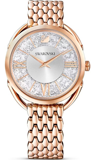 SWAROVSKI 施華洛世奇Crystalline Glam腕錶(5452465)-35mm-銀面鋼帶【刷卡回饋 分期0利率】【APP下單點數13倍送】