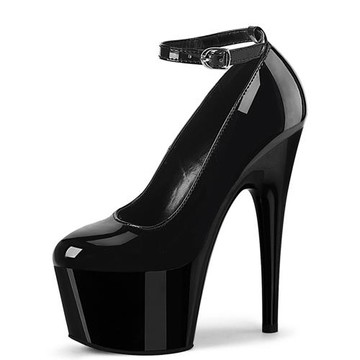 粉色性感淺口單鞋恨天高17cm夜店高跟鞋走秀演出模特20cm鋼管舞女