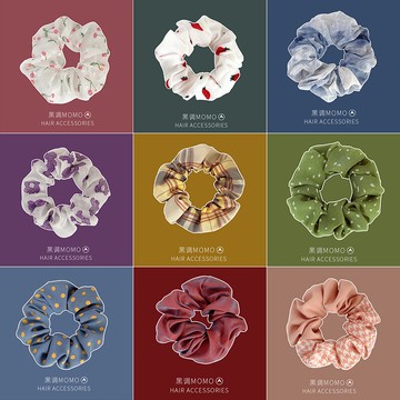 小清新大腸發圈韓國頭飾頭繩2021年新款ins網紅發繩女扎頭橡皮筋