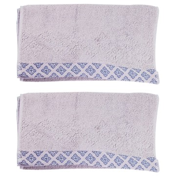 來福牌 日式古典毛巾 76 x 33cm 95g 灰色  2條