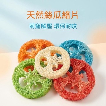 🔥臺灣夯貨-大米優品🏆天然絲瓜絡倉鼠磨牙棒鸚鵡豚鼠防抓蹭神器寵物自嗨啃咬潔牙