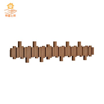 鋼琴鍵掛衣架床邊實木墻上壁掛鉤臥室家用置物架免打孔櫸木衣帽架[DD280208]