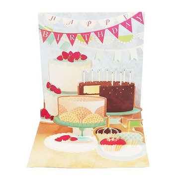 TRK小卡-生日蛋糕【Up With Paper-立體卡片 生日祝福】