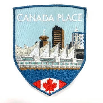 加拿大廣場 canada 地標電繡肩章 褲子 帽子 刺繡胸章 電繡袖標 熨燙刺繡士氣章 貼章 補丁貼