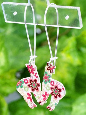 【熱門預購】搖曳動物造型耳環 (7色) KXXZ0750