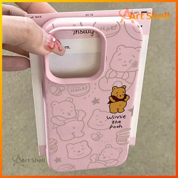 蘋果16promax 手機殼維尼熊iPhone 15新款14 13 12 11 7P8P手機保護套xs xr創意
