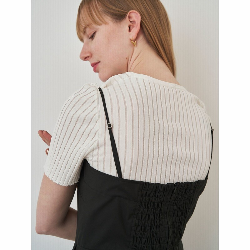 公式】ELENDEEK(エレンディーク)SHEER STRIPE HALF SL KT | LINE