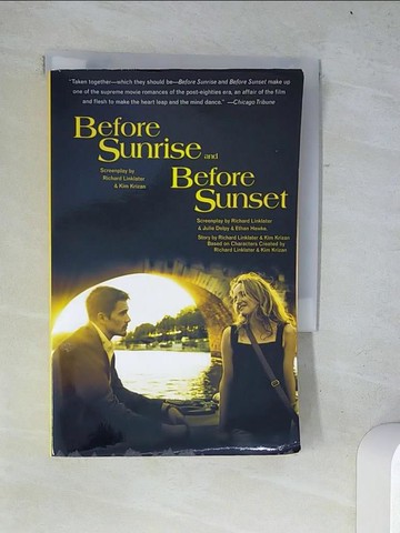 【書寶二手書T9／翻譯小說_W13】Before Sunrise and Before Sunset: Two Screenplays