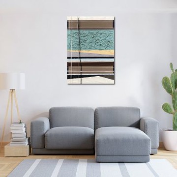 御畫房 當代國家級展覽畫家 抽象系列手繪油畫70×100cm(DB-016)