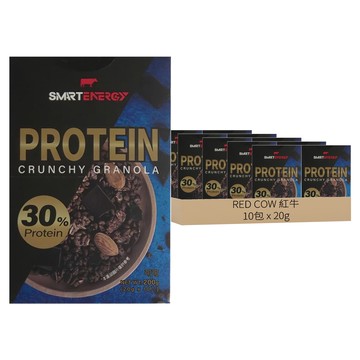 RED COW 紅牛 聰勁 蛋白穀脆粒 30%蛋白質  20g  10包
