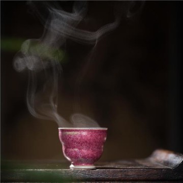 鄭家小口長沙窯 銅紅釉啞光質感落英以葫蘆為靈感造型花開福祿