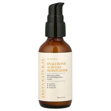 InstaNatural, 透明質酸凝膠保濕霜，2 液量盎司（60 毫升）