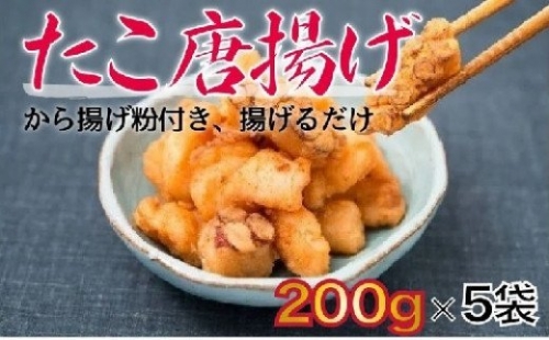 たこ 唐揚げ 200g  ×  2真空パック 小分け