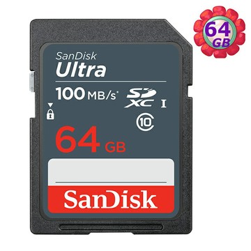 SanDisk 64GB 64G SDXC【100MB/s】Ultra SD UHS-I UHS C10 Class 10 SDSDUNR-064G 相機記憶卡｜APP賺6%點數回饋