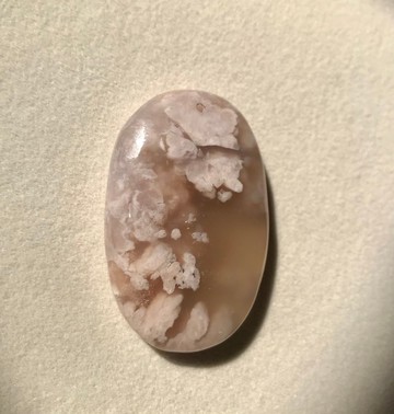 【轉運來】馬達加斯加 櫻花瑪瑙 灰冰 淡紫色 成形花吊墮 吊咀