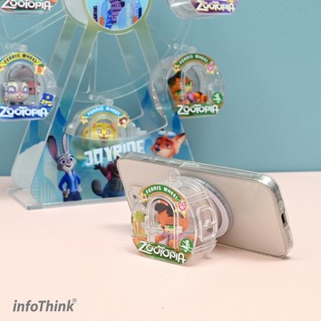 送驚喜【infoThink】動物方城市摩天輪系列可愛盲盒一入隨機出貨(快速出貨)