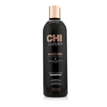 CHI CHI 黑種籽油溫和清潔洗髮精Luxury Black Seed Oil Gentle Cleansing Shampoo 355ml/12oz-所有髮質洗髮精
