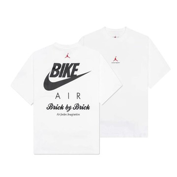 Jordan x Nigel Sylvester "Brick" 聯名款 短T 短袖 白 男女款 HQ1737-100 [台灣現貨]