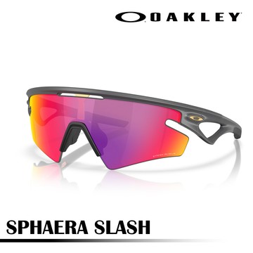 【門市自取限定】OAKLEY 太陽眼鏡 SPHAERA SLASH OO9499-06 消光黑框/PRIZM ROAD紅色鍍膜鏡片