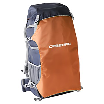 CASEMAN 卡斯曼 攝影背包系列 X5-02 33x30x62cm 210D尼龍抗撕裂防水面料  橙紅  1個