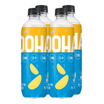OOHA氣泡飲柚子海鹽口味500ml