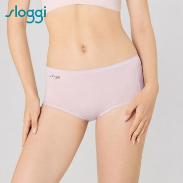 sloggi-COMFORT CARE典舒適高腰小褲 珍珠粉