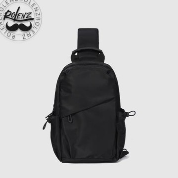Rolenz洛倫茨輕奢品牌大容量斜挎包男簡約單肩包2025新款運動胸包