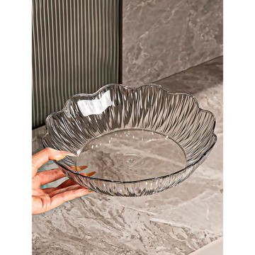 高端精致高顏值果盤家用客廳茶幾2025新款水果盤輕奢高檔大號加厚