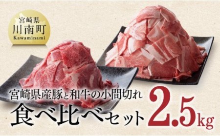 ※令和6年2月より順次発送※和牛と豚肉のこま切れセット 2.5kg