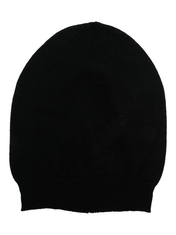 Rick Owens - fine-knit wool beanie - women - Virgin Wool - One Size - Black