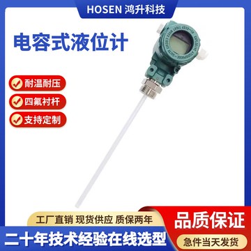 【全網低價 可打統編】電容式液位計插入桿式水位計變送器防腐耐壓射頻導納感測器4-20mA