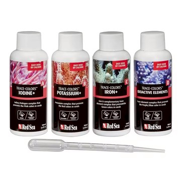Red Sea 紅海 珊瑚增色添加劑套組 Trace-Colors 微量元素補充劑  100ml  1組